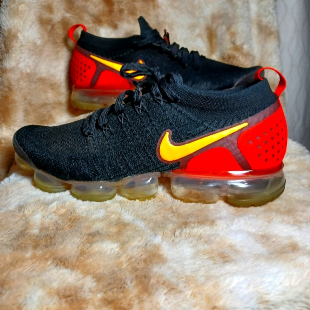 Nike VaporMax Flyknit 2 Black/Laser Orange 10men